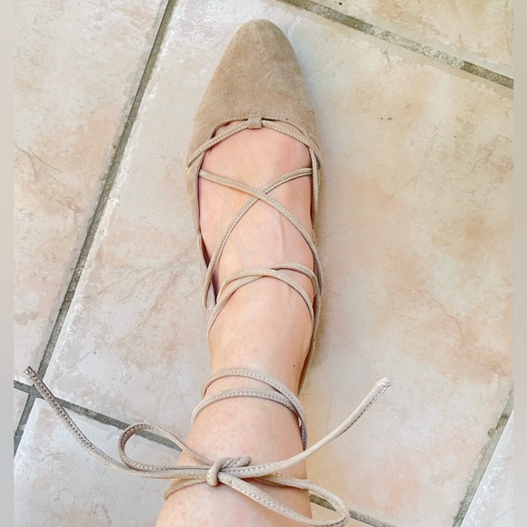 Nine West Suede ankle ties flats - Picture 7 of 7